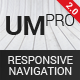Multipurpose responsive vertical navigation menu